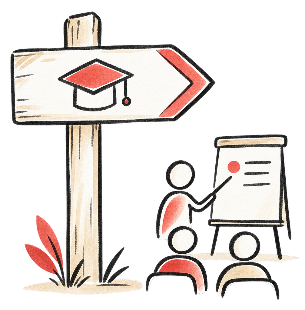 Schulung Illustration